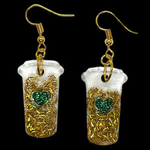 CoffeeToGo Earrings-GoldFlk