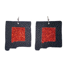 Load image into Gallery viewer, FL NM State Earrings-BLKRD
