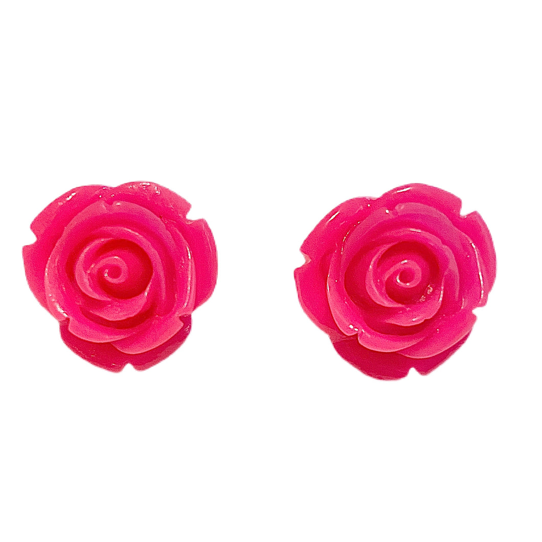 Bold Rose Earrings