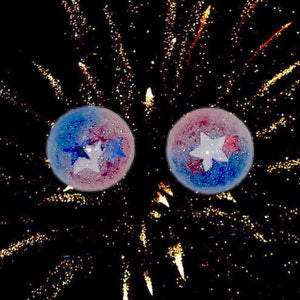 Patriotic Star Earrings-S