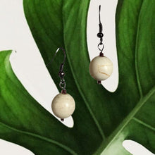 Load image into Gallery viewer, Howlite Bead Earrings
