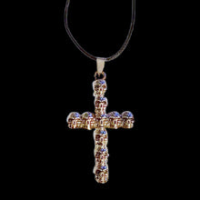 Load image into Gallery viewer, Skull Stack Cross Necklace
