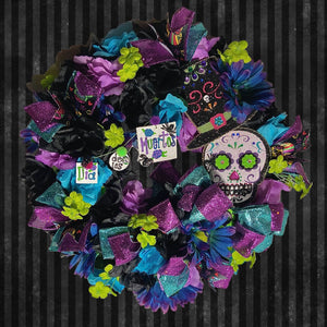 Wreath-Dia de los Muertos